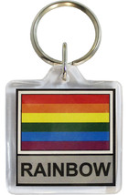 Rainbow (Pride) Key Ring - $3.90