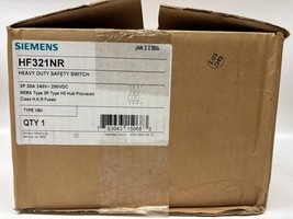 Siemens Type 3 HF321NR Heavy Duty Safety Switch 30 Amp 240-Volt - $3,657.73 MXN