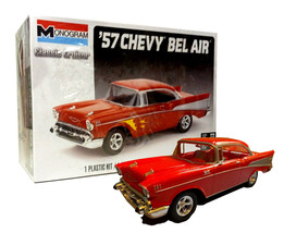 Monogram Classic Cruiser &#39;57 Chevy Bel Air 1:24 Scale Model Kit 10871 New in Box - £23.53 GBP