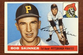 Vintage Baseball Card Topps 1955 Bob Skinner 1st Base Pittsburgh Pirates #88 - $11.36