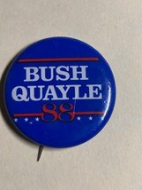 Vintage 1988 Election Bush - Quayle Pinback Collectible Republicans - £3.90 GBP