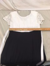Adult Women&#39;s Be Smart Style 3585 Cut 3958 USA Made White Black Dress 32277 - £22.33 GBP