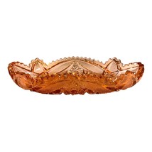 Davidsons Lord &amp; Ladies Pink Depression Glass Candy Dish Patent Rose Pin... - £35.12 GBP