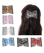 Ccbeauty 6 Pcs Magic Hair Comb Elastic Beaded Hair Clips Women Decorativ... - £11.96 GBP