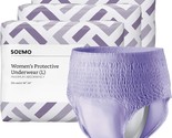 Solimo Incontinence &amp; Postpartum Underwear for Women  2XL 42 Count 3PK o... - $40.19