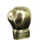 Vintage Maxzide 25 Brass Boxing Glove Desk Display Or Paperweight 3&#39;x2&#39; ... - $24.73