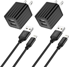 Iphone Fast Charger,2Pack Dual Port Wall Charger With Fast Charging 6.6F... - $31.93