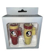 NEW 2 FSU Florida State University Colossal Tumbler Cup Ornaments Memory... - $34.05 CAD