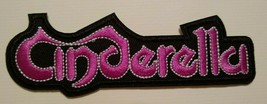 Cinderella~Hair Metal~Embroidered Patch~4 3/4&quot; x 1 1/2&quot;~Iron or Sew On~Q... - £3.51 GBP