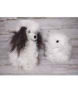 Vintage Mohair Long Fur Dog and Teddy Bear Toys Stuffed Animals Poodle S... - £66.94 GBP