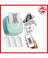 Compact Thermal Printer with Bluetooth - 203dpi Clear Output for DIY Pro... - $694.95 MXN
