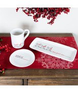 Stoneware Three French Hens Holiday Plate (Set of 4) - $70.87 CAD
