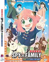 DVD Anime Spy x Family Part 1 + 2 (Volume.1-25 End) English Dubbed &amp; All Region - £63.06 GBP