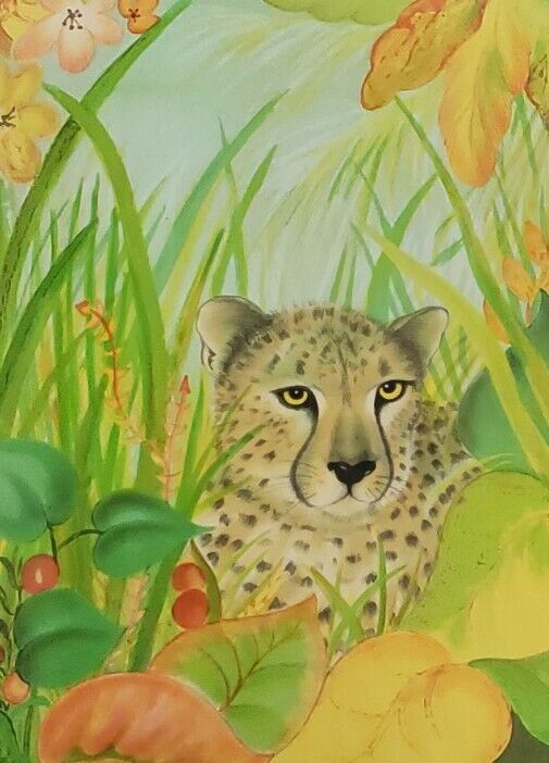 Primary image for Signed & Numbered 101/275 LEOPARD by Nicole Andre Metropolitan Museum Art Print