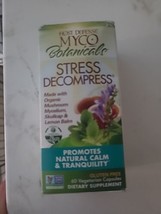 Host Defense Myco Botanicals Stress Decompress 60 Capsules  EXP 04/22 - £14.72 GBP