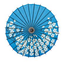 THY COLLECTIBLES Chinese Art Asian Style 33&quot; Paper Parasol Umbrella with Long Ha - £23.32 GBP