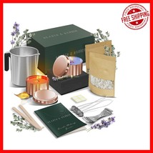 DIY Natural Soy Candle Making Kit for Beginners - Floral Theme &amp; Gifting... - $1,056.27 MXN