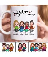 Sisters Forever - Personalized Mug Custom Mugs - $27.18 CAD+