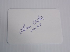 Loren Acton NASA American Space Astronaut Signed Card  - $5.99