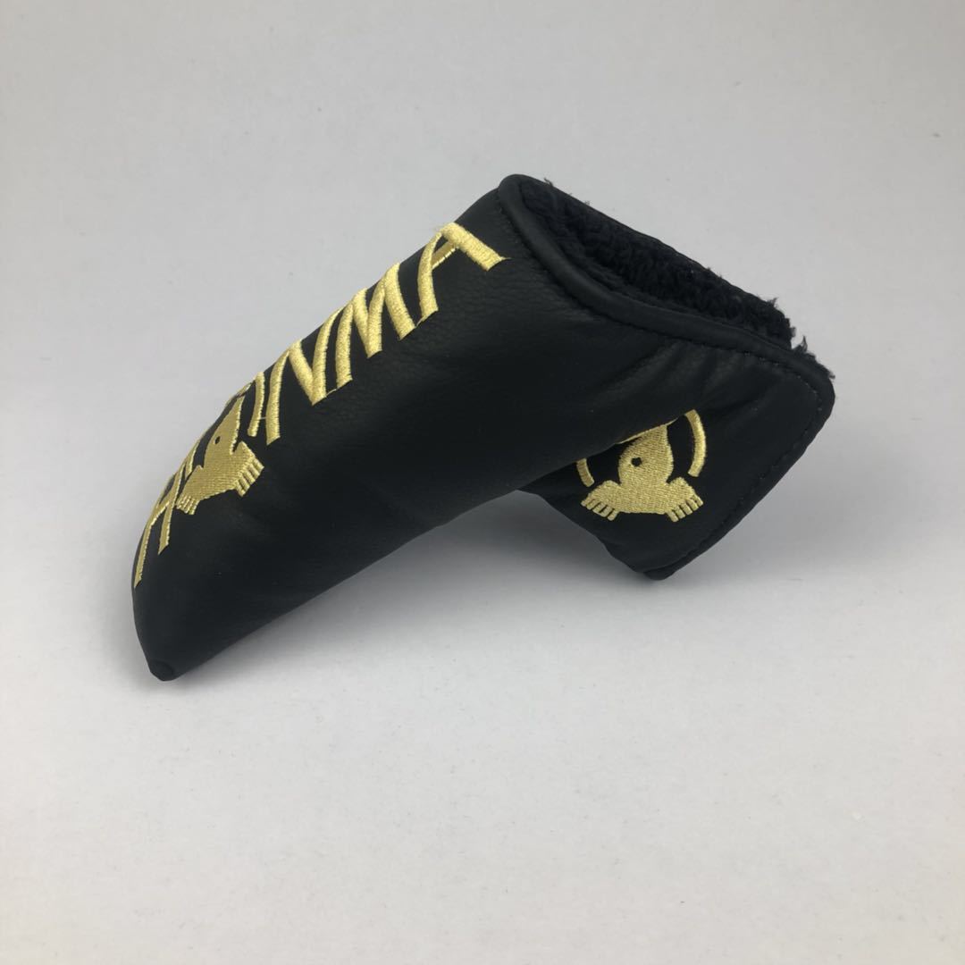 Golf Club Putter Blade Head Cover Honma Classic Black Basic Style - $15.80
