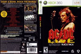 Microsoft Xbox 360 AC/Dc Live: Rock Band Pista Pacco Video Gioco Downloa... - $5.97