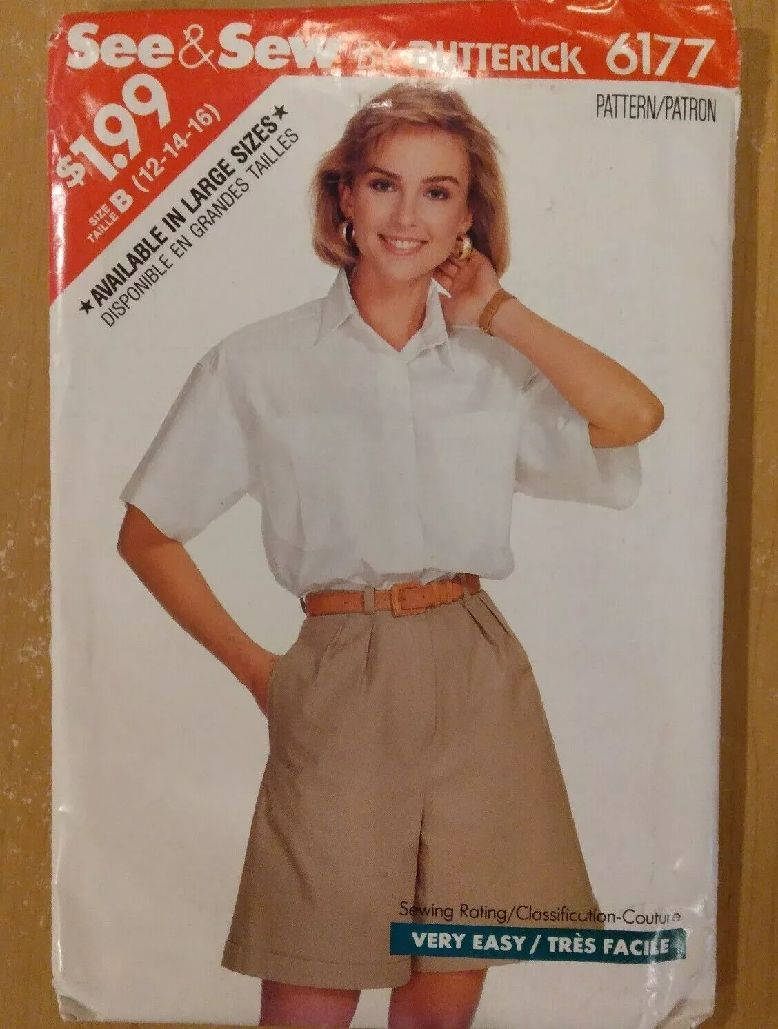See &amp; Sew by Butterick, 6177, size B (12-14-16) - $110.92 MXN