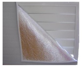 House Attic Ceiling Fan Shutter Cover Reflective Foam Core 48" x 48" TRIM TO FIT - £43.44 GBP