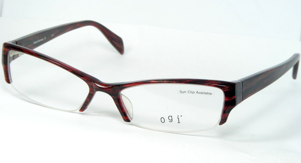 OGI 9037 346 CHERRY RED /OTHER EYEGLASSES GLASSES FRAME 53-16-140mm Germany - $98.96