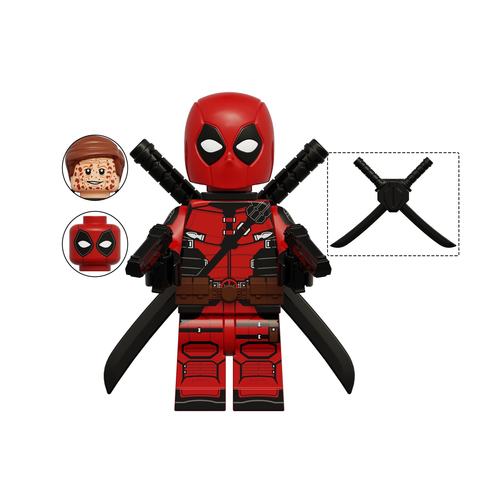 Wade Wilson Deadpool &amp; Wolverine Lego Compatible Minifigure Bricks Toys - $3.49