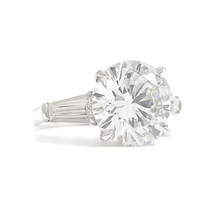 Authenticity Guarantee 
GIA Round Tapered Baguette Diamond Engagement Ri... - £177,782.15 GBP
