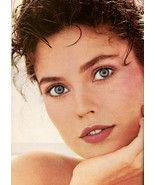 1985 Noxzema Skin Cream Carol Alt Sexy Brunette Vintage Print Ad 1980s - $5.79