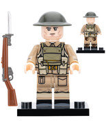 WW2 British Infantry Soldier Minifigures Minifigs Toy Gift - €4,27 EUR