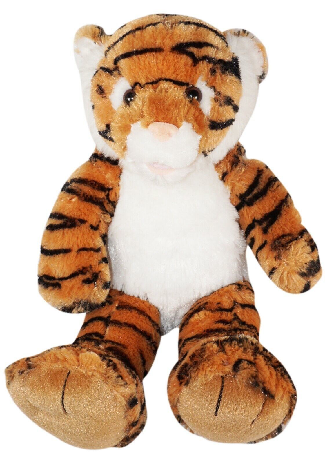 Vintage BABW Bengal Tiger Plush Toy - Build-A-Bear 17" Stuffed Figure 2010 - $10.00