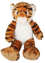 Vintage BABW Bengal Tiger Plush Toy - Build-A-Bear 17&quot; Stuffed Figure 2010 - £7.92 GBP