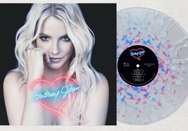 Britney Spears Britney J EAN Vinyl New! Limited Clear W/ Blue Pink Lp! Work B!Tch - £59.16 GBP