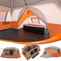 11 Person 3 Room Instant Cabin Tent Ozark Trail Outdoor Camping &amp; Private Room - £141.27 GBP