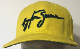 $20 Ayrton Senna Formula One Racing Brazil Grand Prix Yellow Cap Hat One... - $15.24