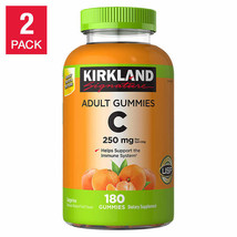 Kirkland Signature Vitamin C 250 mg., 360 Adult Gummies - £25.40 GBP