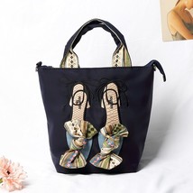 Multifunctional Embroidered Shoes Tote Shoulder Bag Fashion Bow-knot Crossbod Ba - £56.52 GBP