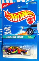 Hot Wheels 1996 Fast Food Series #419 Crunch Chief White w/ 3SPs Monte C... - £2.38 GBP