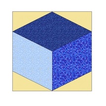 ALL STITCHES - BABY BLOCK PAPER PIECING QUILT BLOCK PATTERN .PDF 091A - $2.75