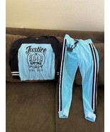 Justice Brand Active Wear Long Sleeve Shirt and Pants Set Size 10 - £5.39 GBP