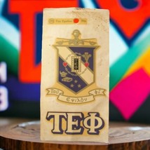 Tau Epsilon Phi Decal Vintage 70s Fraternity Use Water TEP University College - £7.82 GBP