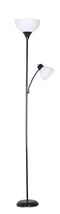 72&#39;&#39; Black Combo Floor Lamp with Reading Lamp, Modern Design - $836.06 MXN