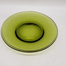 Vintage Olive Green Depression Glass Bread Plate or Under Plate - £6.28 GBP