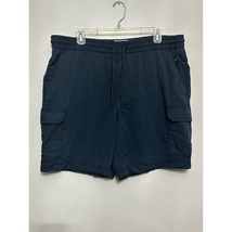 Penguin By Munsingwear Mens Cargo Shorts Blue Flat Front Pockets Pull On... - £29.62 GBP