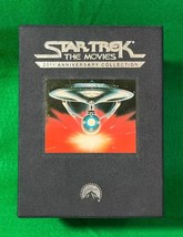 Star Trek: The Movie 25th Anniversary Collector&#39;s VHS Set of 5 Box, Pins... - $170.13 MXN