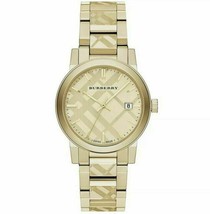 Burberry The City BU9038 Gold Tone Stainless Steel Unisex Watch - £157.31 GBP
