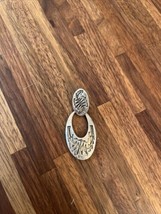 Vintage Navajo Teme Sterling Silver Pierced Post  SINGLE Earring SIGNED ... - $523.92 MXN