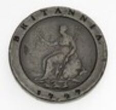 1797 Great Britain 2 Pence Copper Coin, VF Condition KM 619 - $290.60